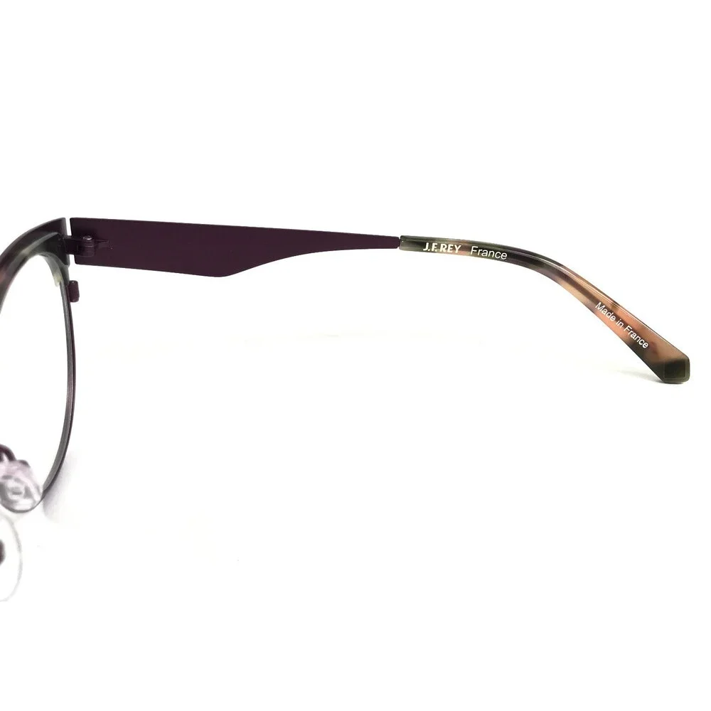 J. F. Rey Petite Eyeglasses Frames PM097 9171 Matte Purple Tortoise 47-20-140